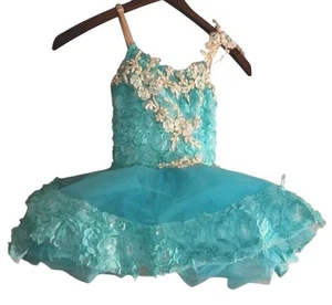 Costume Gallery Girls Dance Ballet Costume Outfit Tutu Beaded Lace SZ MC - Picture 1 of 8