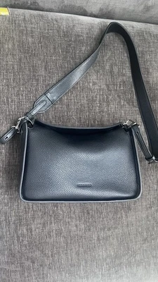 The Horse Black Pebbled Leather Top Handle Crossbody Bag - Image 1 of 4