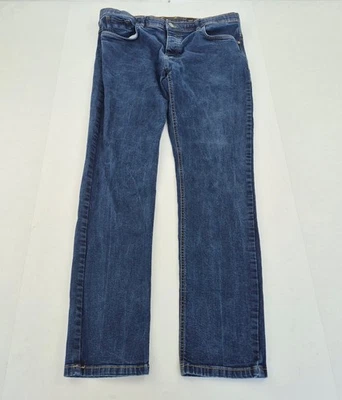 Pantalones de mezclilla CROSSHATCH Buraca W38 L31 azul para hombre ajustados ... - Imagen 1 de 4