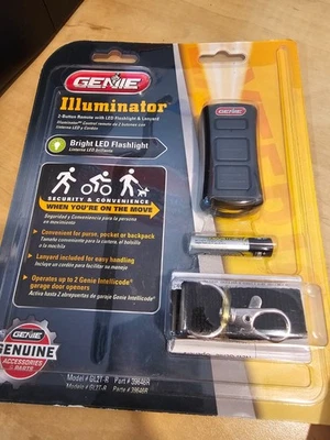 Genie Iluminador Abridor de Puerta de Garaje de 2 Botones con Linterna, GL2T-R, 39646R Foto 1 de 2