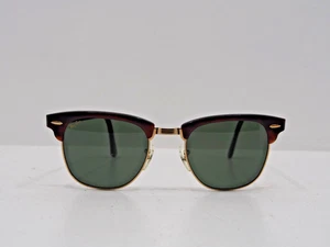 Vintage USA Made B&L Ray-Ban Clubmaster WO366 Sunglasses 80s 90s Model - Picture 1 of 6