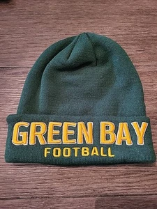 Green Bay Football Beanie - Winter Wear - Forest Green - One Size - Picture 1 of 4