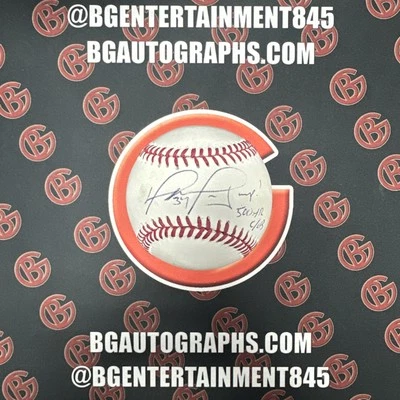 David Ortiz Autographed Boston Red Sox Signed OMLB Inscribed Baseball Beckett - Image 1 of 3