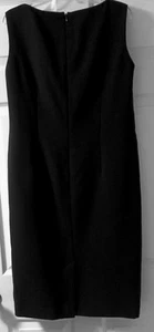 Jones Studio Separates Dress Classic Sleeveless Little Black Sheath Women’s 12 - Picture 1 of 3