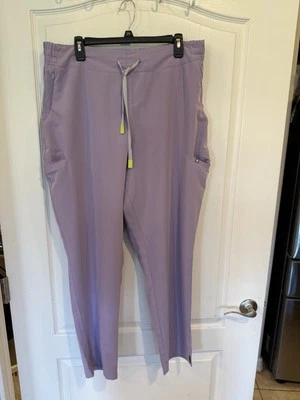 Figs women’s High Waisted Dowa Scrub Pants lilac (?) po 3423 plus size XXL - Image 1 of 4