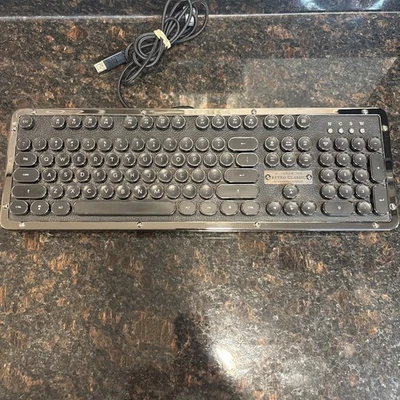 Azio Corp - MK Retro -01 Typewriter Style Mechanical Keyboard Retro Classic 2009 - Image 1 of 4