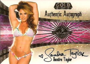 2007 BENCHWARMER GOLD - SANDRA TAYLOR - AUTOGRAPH CARD - Picture 1 of 1