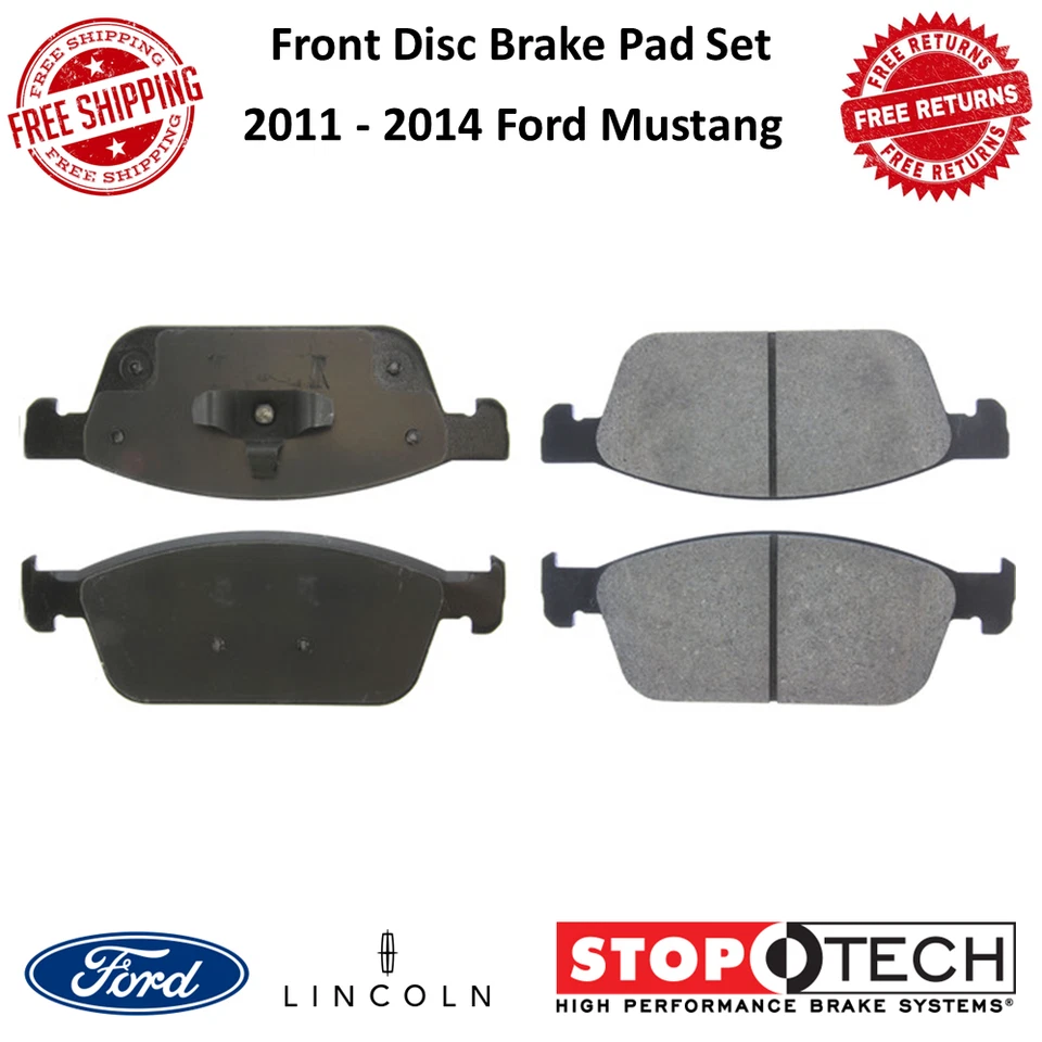 StopTech Front Sport Brake Pad Set w/Shim for Ford Escape, Focus & Lincoln MKC - Image 1 of 4