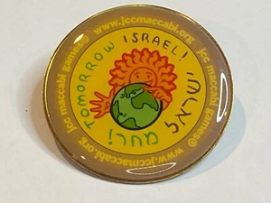 JCC Maccabi Games Jewish Youth Team Sports Pin Tomorrow Israel Sun Earth World - Picture 1 of 2