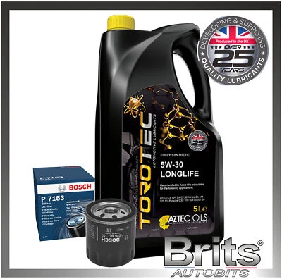 SERVICE KIT for SEAT IBIZA 6J 1.4 TDI - BOSCH OIL FILTER + OIL (2015-2017) - Image 1 of 4