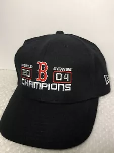 Boston Red Sox 2004 World Series Champions New Era Locker Room Cap New Navy Blue - Picture 1 of 12