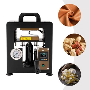 Hydraulic Heat Press Machine with Dual 2.4"X4.7" Dab Heated Plates 900W 10 Ton - Bild 1 von 24