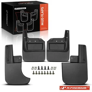 4x Mud Flaps Splash Guards Front & Rear for Jeep Gladiator JT 2022-2024 Rubicon - Picture 1 of 8