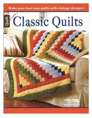 7 Vintage Designs Classic Quilt Patterns Make Your Best New Quilts Log Cabin - Image 1 of 4