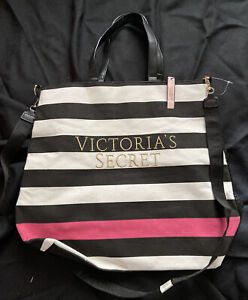 Details about   Victoria's Secret Tote Double Bag Love Made Me Do It Logo NWT 
