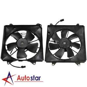 Left & Right Cooling Radiator Fan Assembly For 2008-2012 Honda Accord - Foto 1 di 12