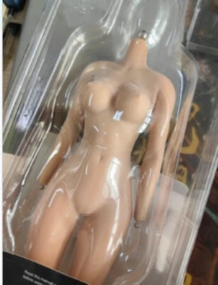 1:6 Flexible Seamless Body Normal Skin Large Bust Breast Female Figure Body Toy - Image 1 of 4