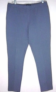 HALSTON Women's Pants Leggings size M Stretch Ponte Seamed Elastic Pull-On Gray - Picture 1 of 4