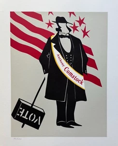 Robert Indiana ANTHONY COMSTOCK 1977 Limited Edition Lithograph MOTHER OF US ALL - Picture 1 of 10