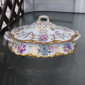 Haviland France Limoges piatto porta caramelle o porta caramelle fantasia fatto a mano e dipinto a mano - Foto 1 di 15