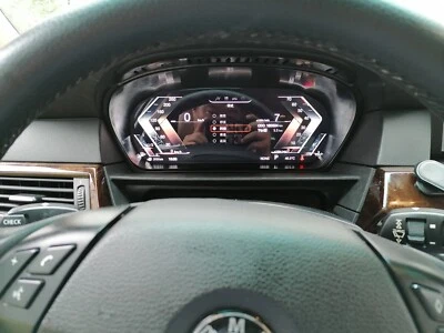 Para BMW Serie 5 E60 E61 E63 E64 M5 06~10 Coche LCD Digital Salpicadero Instrumento Foto 1 de 4