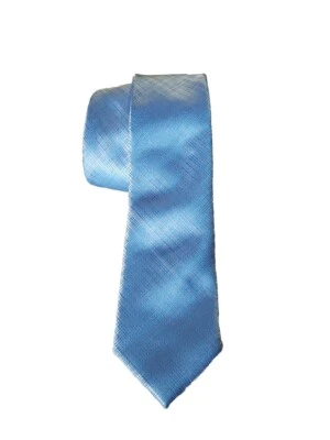 Vintage VanHeusen Studio Slim Tie Light Metallic Blue - Image 1 of 4