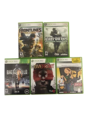 Xbox 360 Game Lot Front Lines Fuel Of War,Call Of Duty Modern War Fare,Homefront - Image 1 of 4