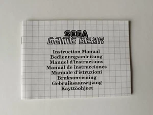 SEGA Game Gear Bedienungsanleitung Sehr guter Zustand - Bild 1 von 6