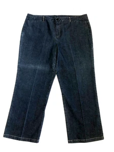 Kim Rogers Woman Size 20W (44x30) High Rise Blue Straight Jeans - Afbeelding 1 van 8