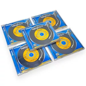 Verbatim Digital Vinilo 700 MB Multicolor CD-R Set de 4 con Estuches para Joyas 4 Discos - Imagen 1 de 6