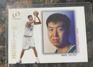 Fleer Legacy #115 Wang Zhizhi 336/799 Rookie RC 2000-01 - Imagen 1 de 5