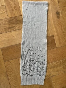 Monsoon grey knitted sequin scarf - Picture 1 of 4