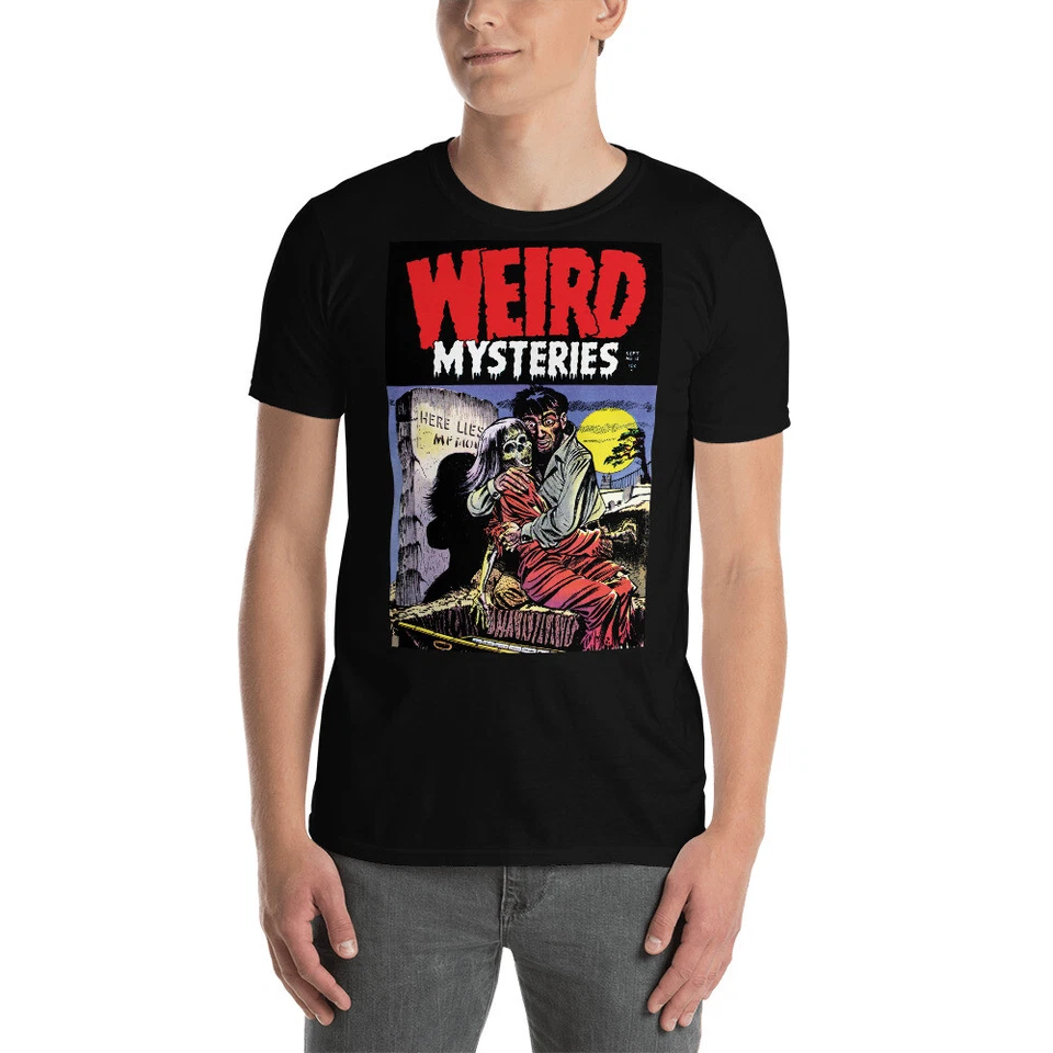Misterios extraños No. Camiseta manga corta 12 (septiembre 1954) (negra) Foto 1 de 1