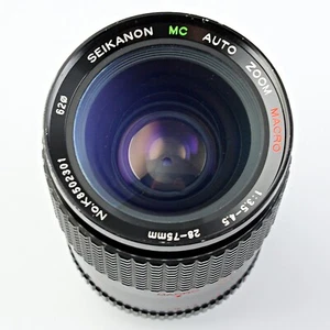 Seikanon - MC 28-75mm f/3.5-4.5 Macro Zoom Lens - Minolta MD Mount - Parts - Picture 1 of 3