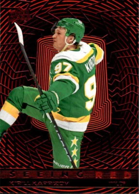 2023-24 Upper Deck Kirill Kaprizov #SR-87 Seeing Red - Image 1 of 2