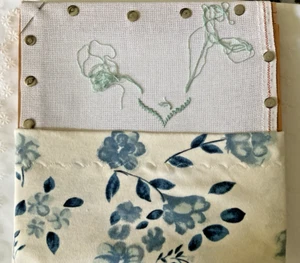 Cubiertas para barras de estiramiento de aguja 2 piezas 9 1/4x 6 3/4 azul M - Imagen 1 de 9