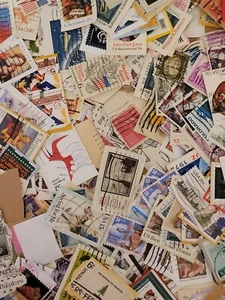Briefmarken 200+ US meist unterschiedlich 1900er-Strom auf Papier - Bild 1 von 2