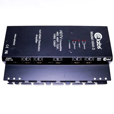 CeLabs Pro Grade HDMI 1 x 4 Distribution Amplifier Model HA4-3 - Image 1 of 4