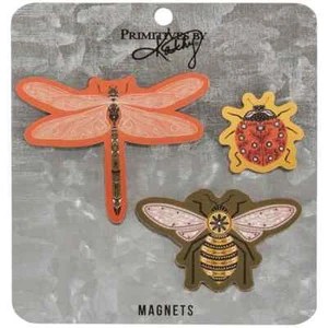 Juego de imanes Garden Bugs "0,3 x 5,5 x 6 pulgadas" en Primitives de Kathy Nuevo - Imagen 1 de 2