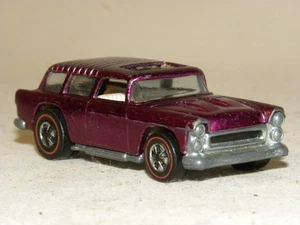 MINIATURE HOT WHEELS REDLINE CLASSIC NOMAD 1969 MATTEL USA INC RED ROUGE VIOLET - Picture 1 of 17