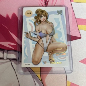 Tarjeta de papel aluminio rara WAIFU Goddess Of Power Samus INS. Sexy Anime Girl Story - Imagen 1 de 1