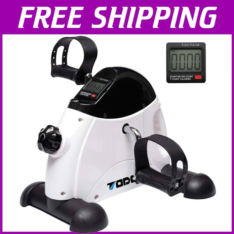 Non-Slip Pedal Exerciser with Adjustable Resistance - Ideal for Seniors & Rehab - Image 1 of 4