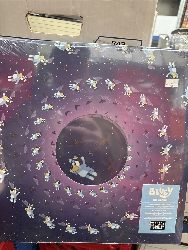 Bluey The Album Zoetrope Picture Disc Lp RSD 2025 Limited New - Image 1 of 1