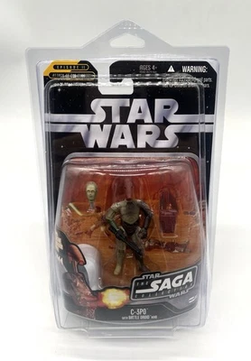 The Saga Collection Star Wars C-3PO w/Batte Droid Episode II Variant #017 w/Case - Image 1 of 4