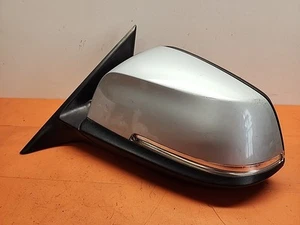 2013 - 2016 BMW Left Mirror Power 320i 328i Turn Signal DRIVER SIDE GRAY SEDAN - Picture 1 of 13