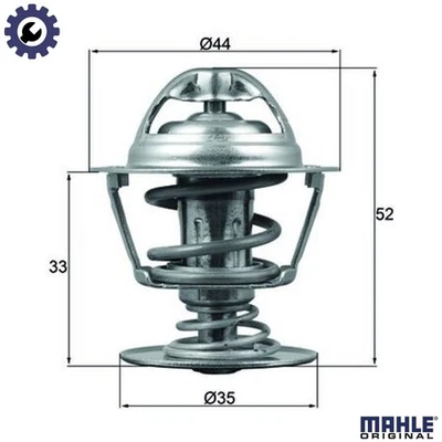 THERMOSTAT COOLANT TX 173 88D FOR PEUGEOT JAGUAR CITROEN C5/III/Break C6 2.7L XF - Image 1 of 4