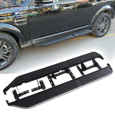 Barra Nerf escalón lateral estribo 2 piezas para Land Rover Discovery LR3 LR4 2003-2016 Foto 1 de 4