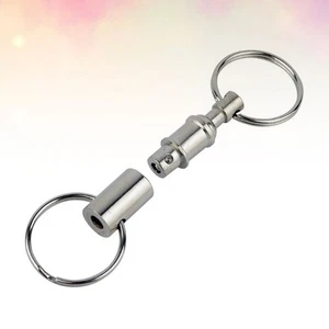 5PCS Quick Disconnect Keychain Keychain Easy Release Detachable Keychain - Picture 1 of 11