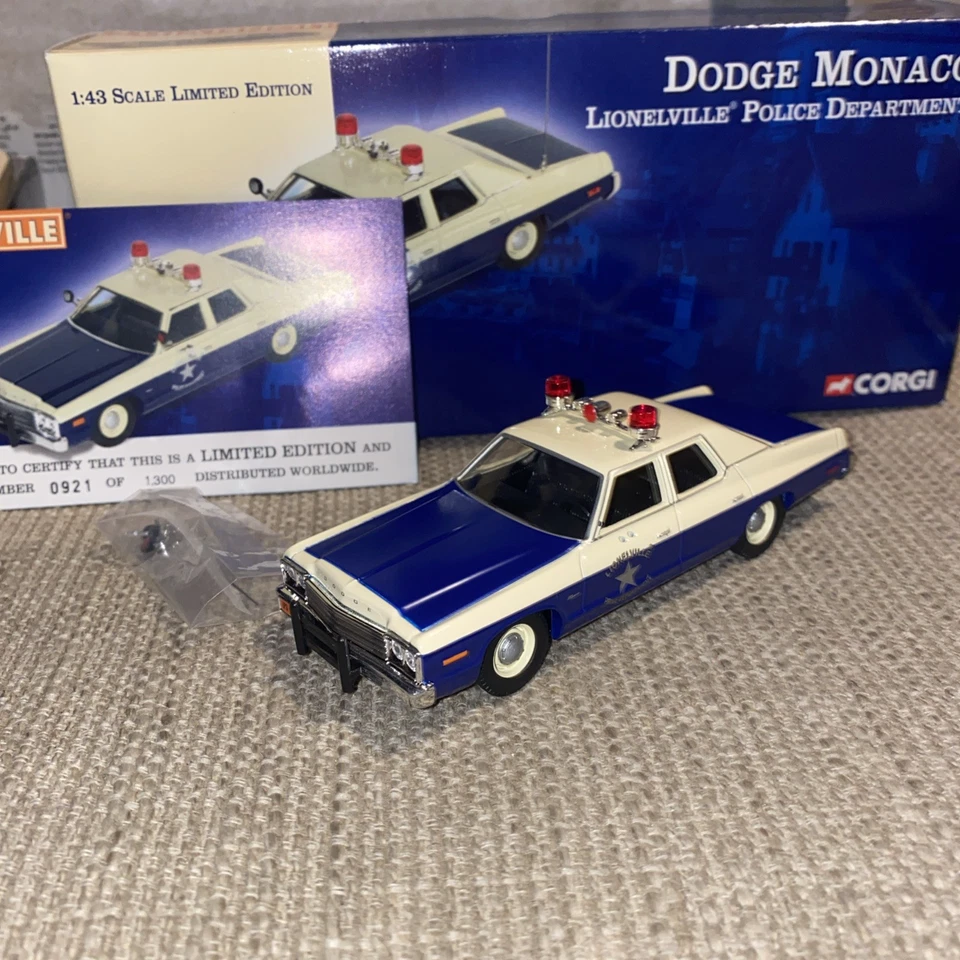 Corgi Classics #US06007  Dodge Monaco - Lionelville Police Department  Ltd Ed - Image 1 of 4