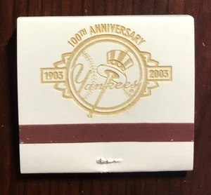 New York Yankees 100th Anniversary Matchbook - Bild 1 von 1